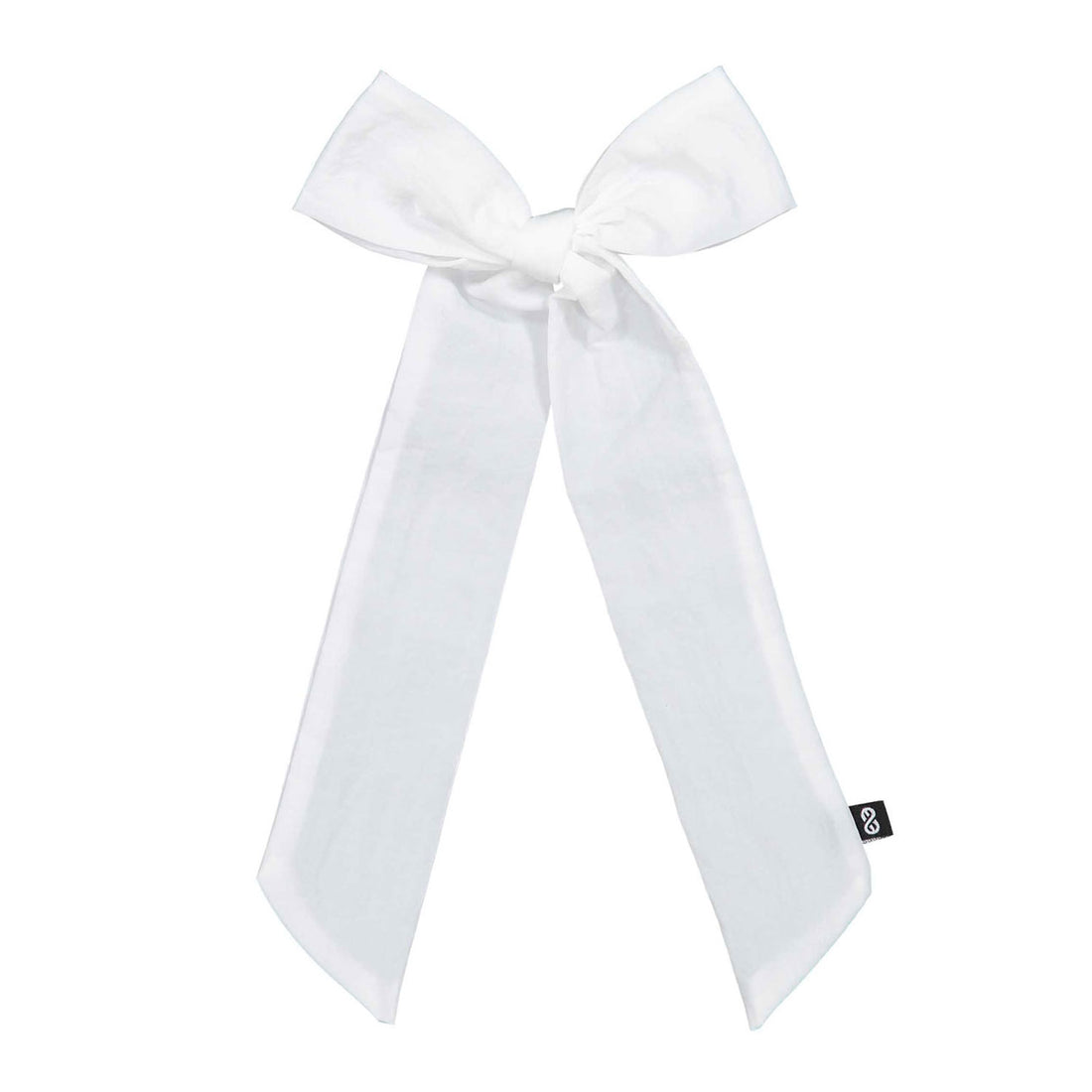 Knot Hairbands  White Matte Luxe Bow