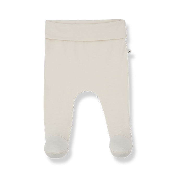 1+ In The Family Ecru May Footed Leggings