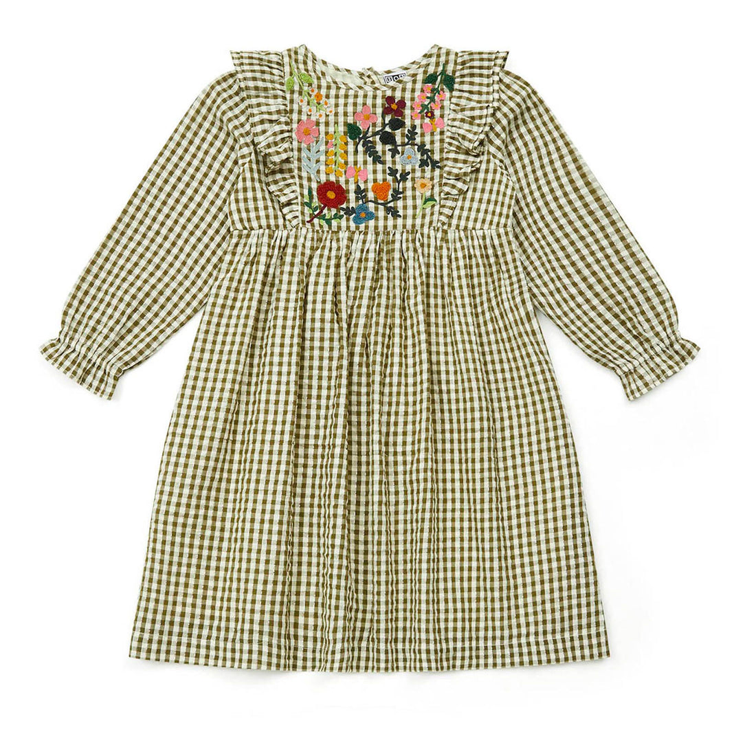 Bonton Khaki Check Daya Dress