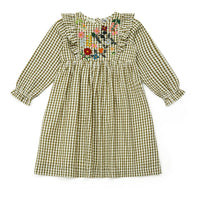 Bonton Khaki Check Daya Dress