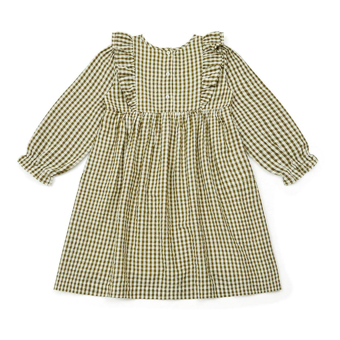 Bonton Khaki Check Daya Dress
