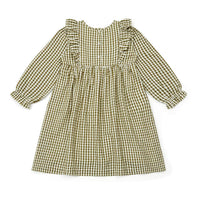 Bonton Khaki Check Daya Dress