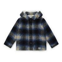 Bonton Cream Plaid Backson Jacket
