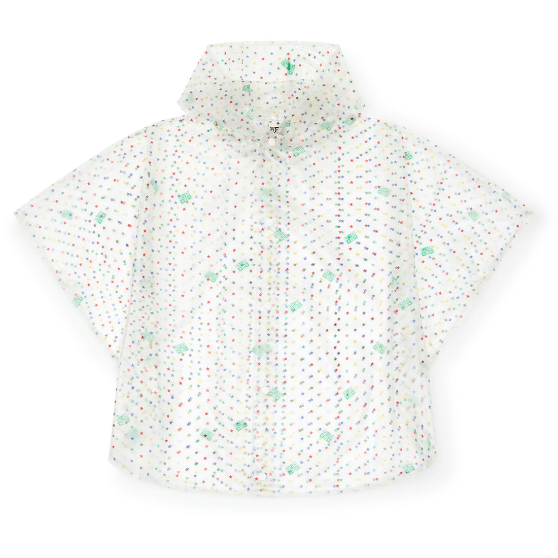 Bonton Multi Blue Rain Coat
