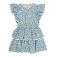 The New Society Peony Powder Blue Print Melina Dress