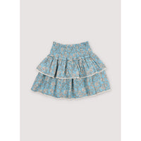 The New Society Peony Powder Blue Print Melina Skirt