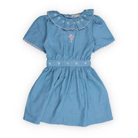 The New Society  Light Blue Chambre Menta Dress