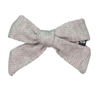 Knot Hairbands  Smoke Metallic Bow Clip