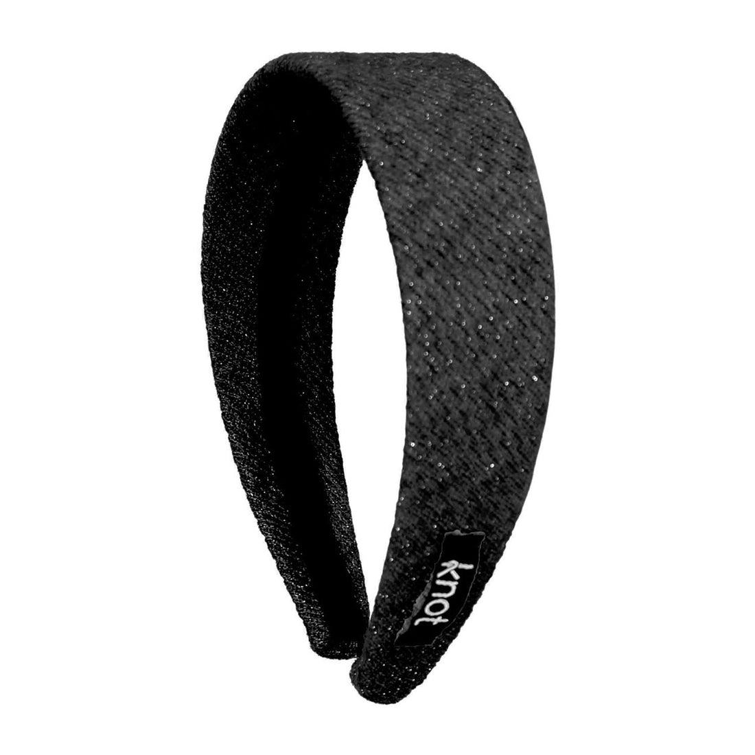 Knot Hairbands  Black Metallic Headband