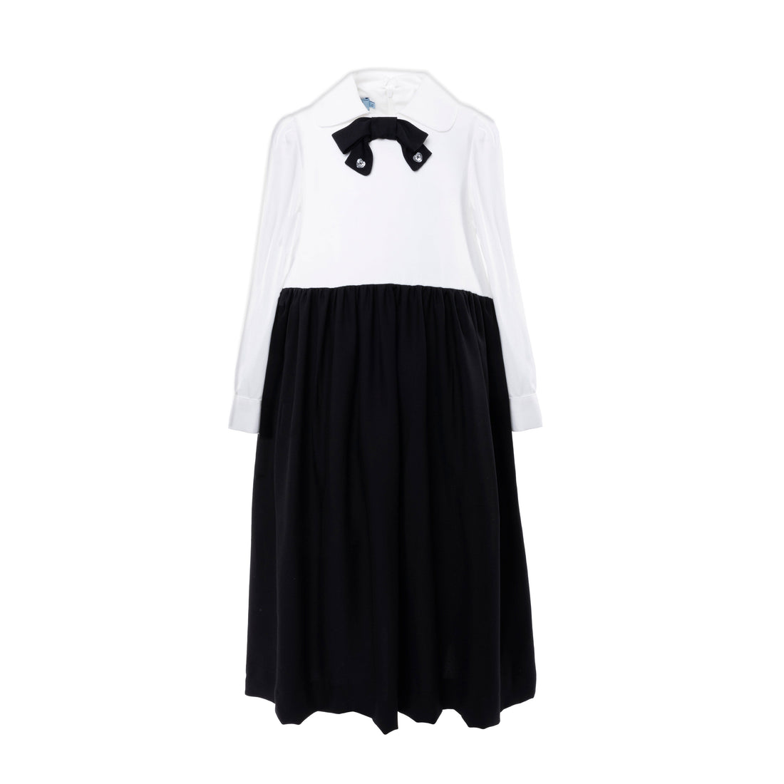 Mimisol Black Biocolor Twill Dress