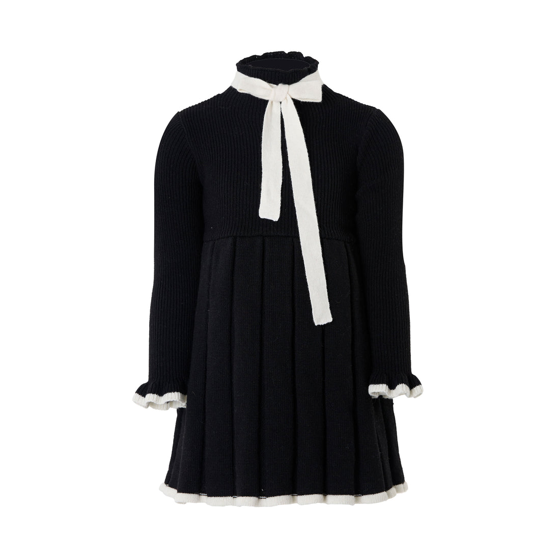 Mimisol Black Multicolor Knit Dress – Ladida