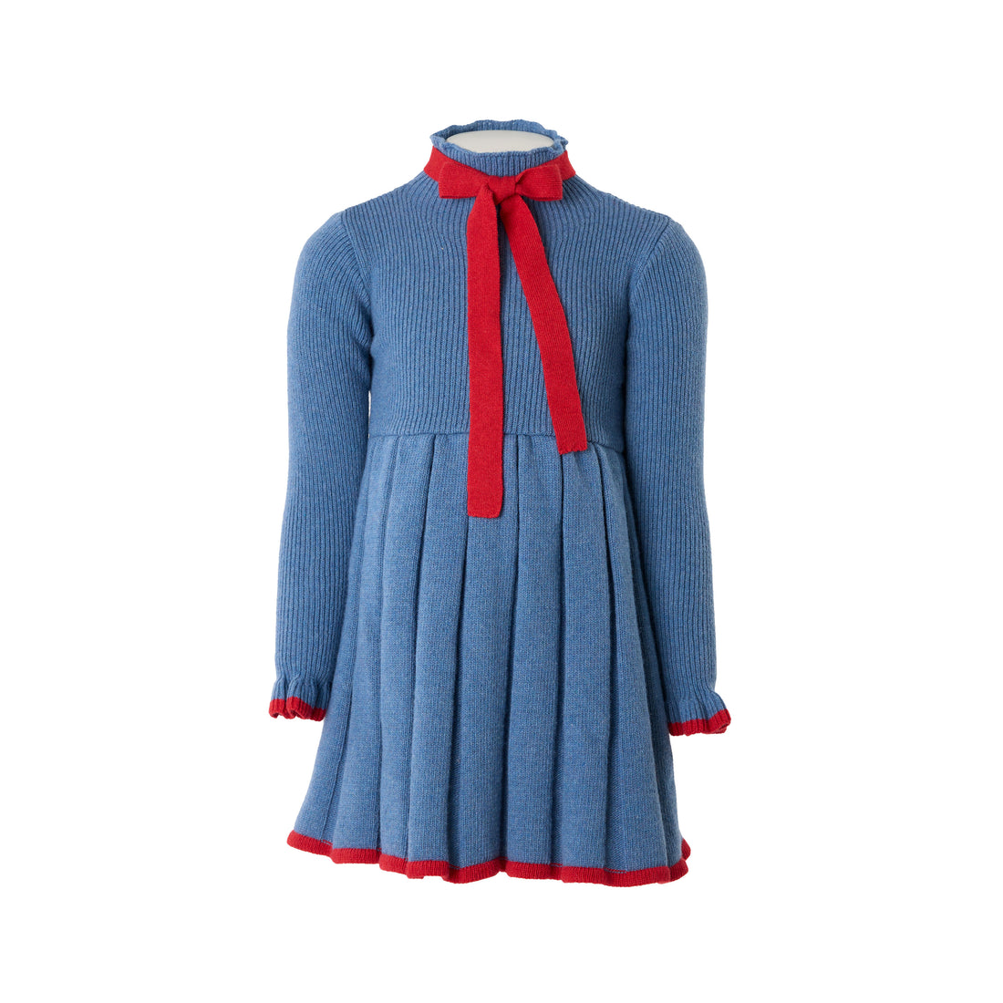 Mimisol Blue Multicolor Knit Dress