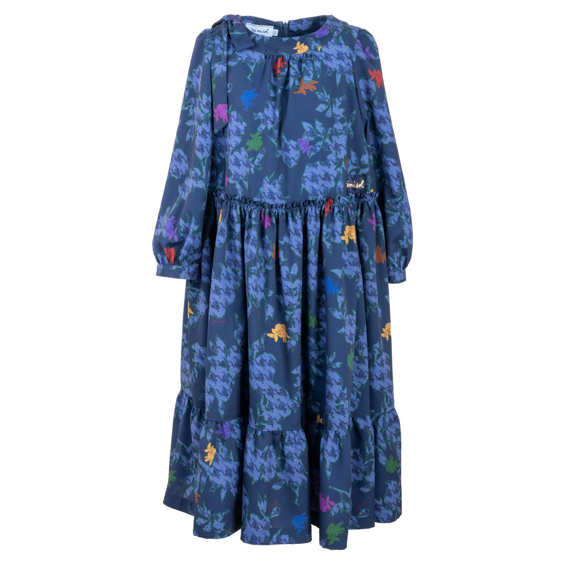 Mimisol Multicolor Floral Print Maxi Dress
