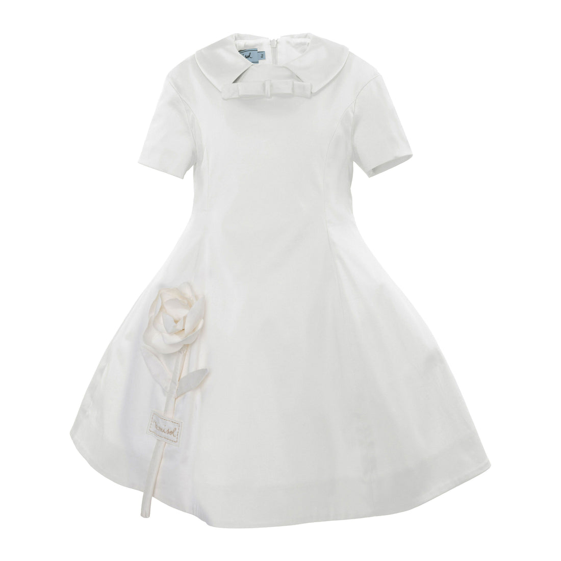 Mimisol Cream Redingote Dress