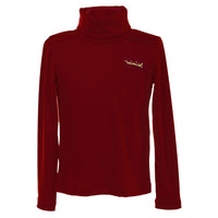 Mimisol Burgundy Jersey Turtleneck