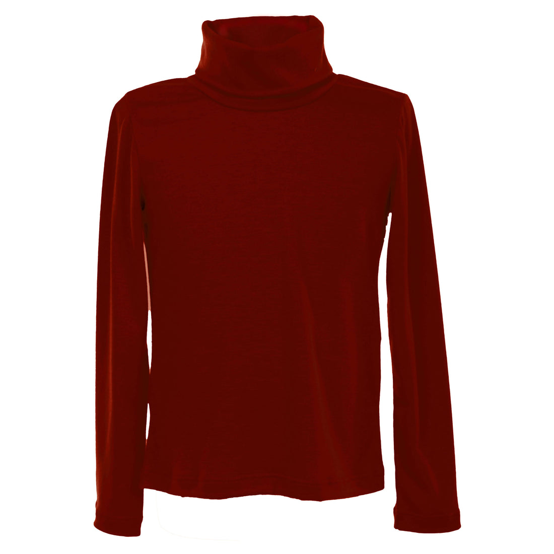 Mimisol Burgundy Jersey Turtleneck