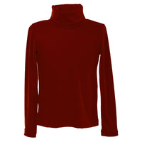 Mimisol Burgundy Jersey Turtleneck