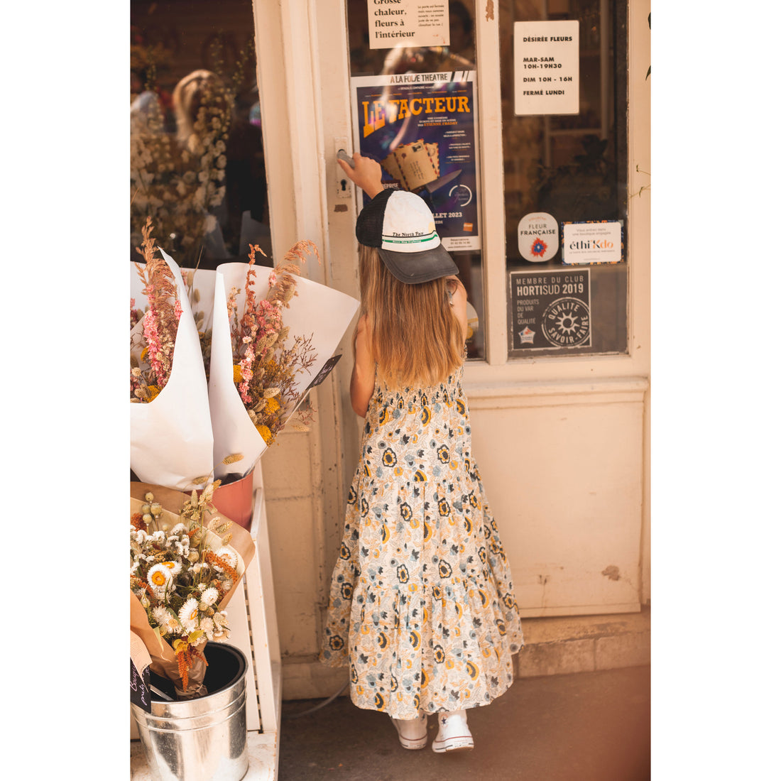 Louis Louise Black Veil Indian Flower Niko Dress
