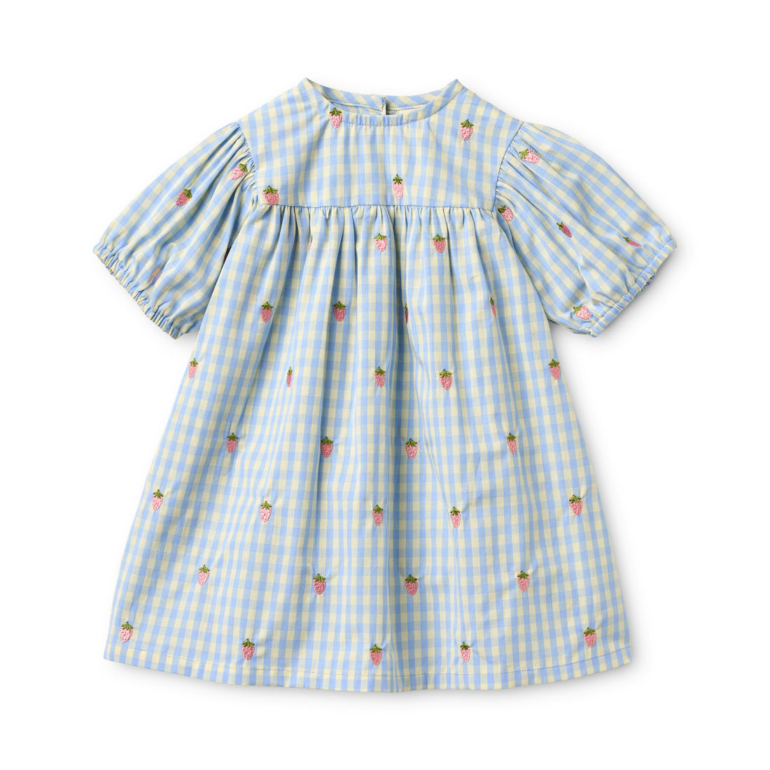 Floss Sky Berry Gingham Mille Dress