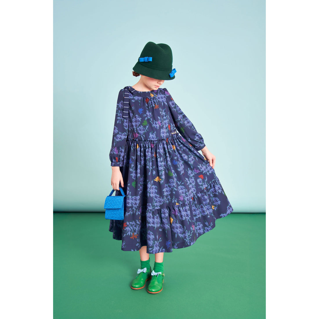 Mimisol Multicolor Floral Print Maxi Dress