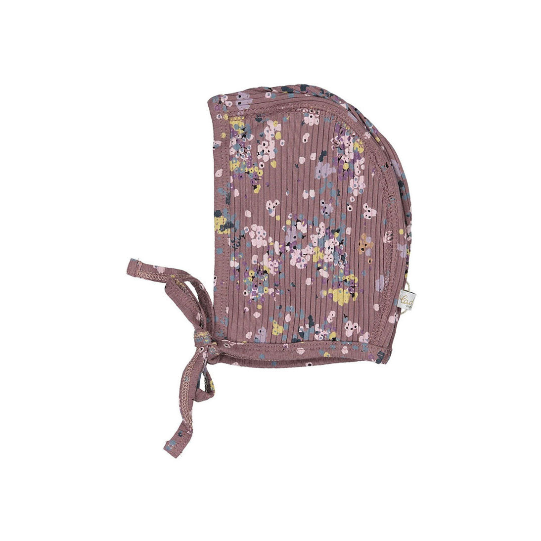 Ladida Layette Mink Clustered Floral Bonnet