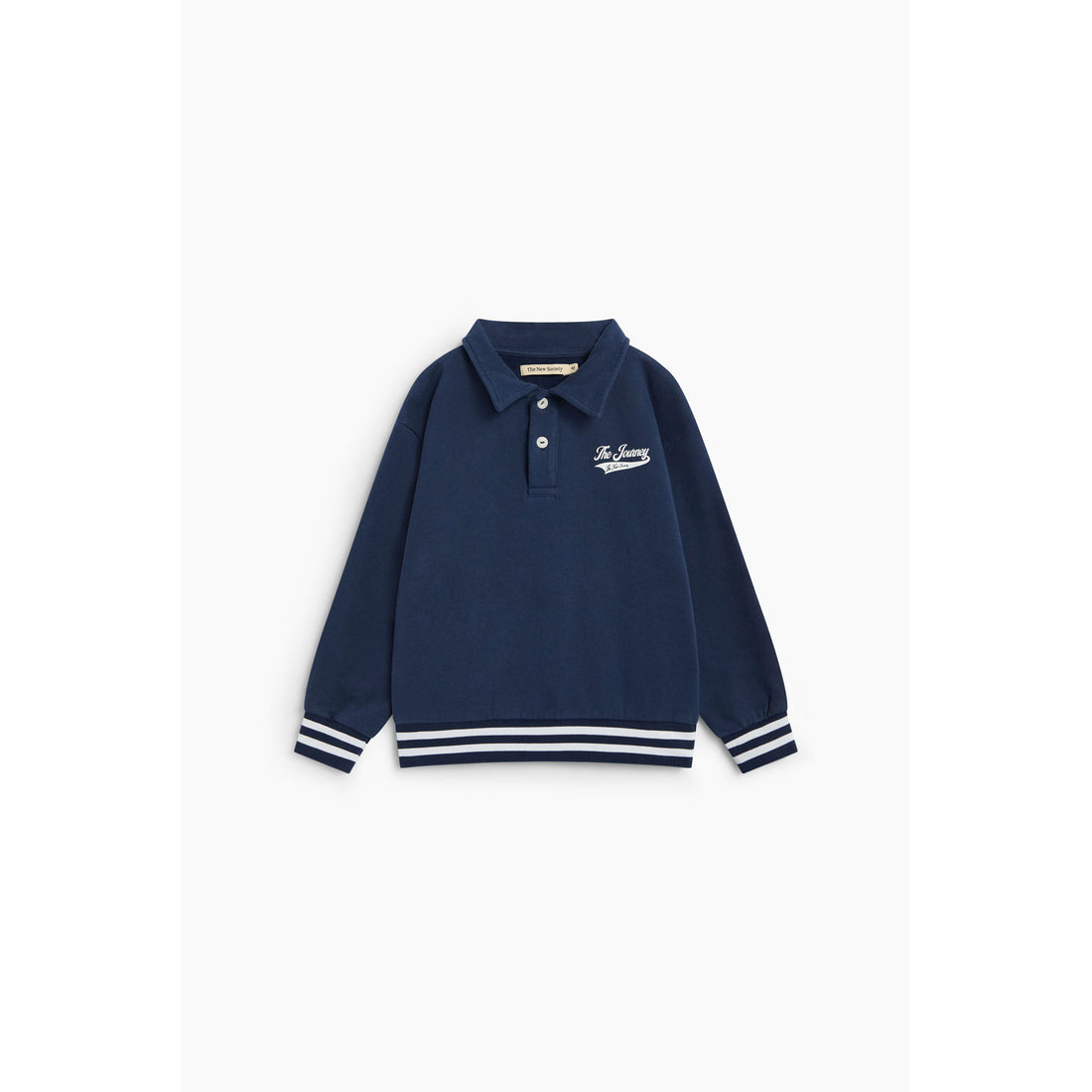 The New Society Black Iris Misty Polo