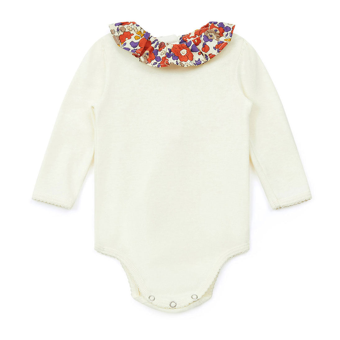 Bonton Cream Liberty Ruffle Collar Body
