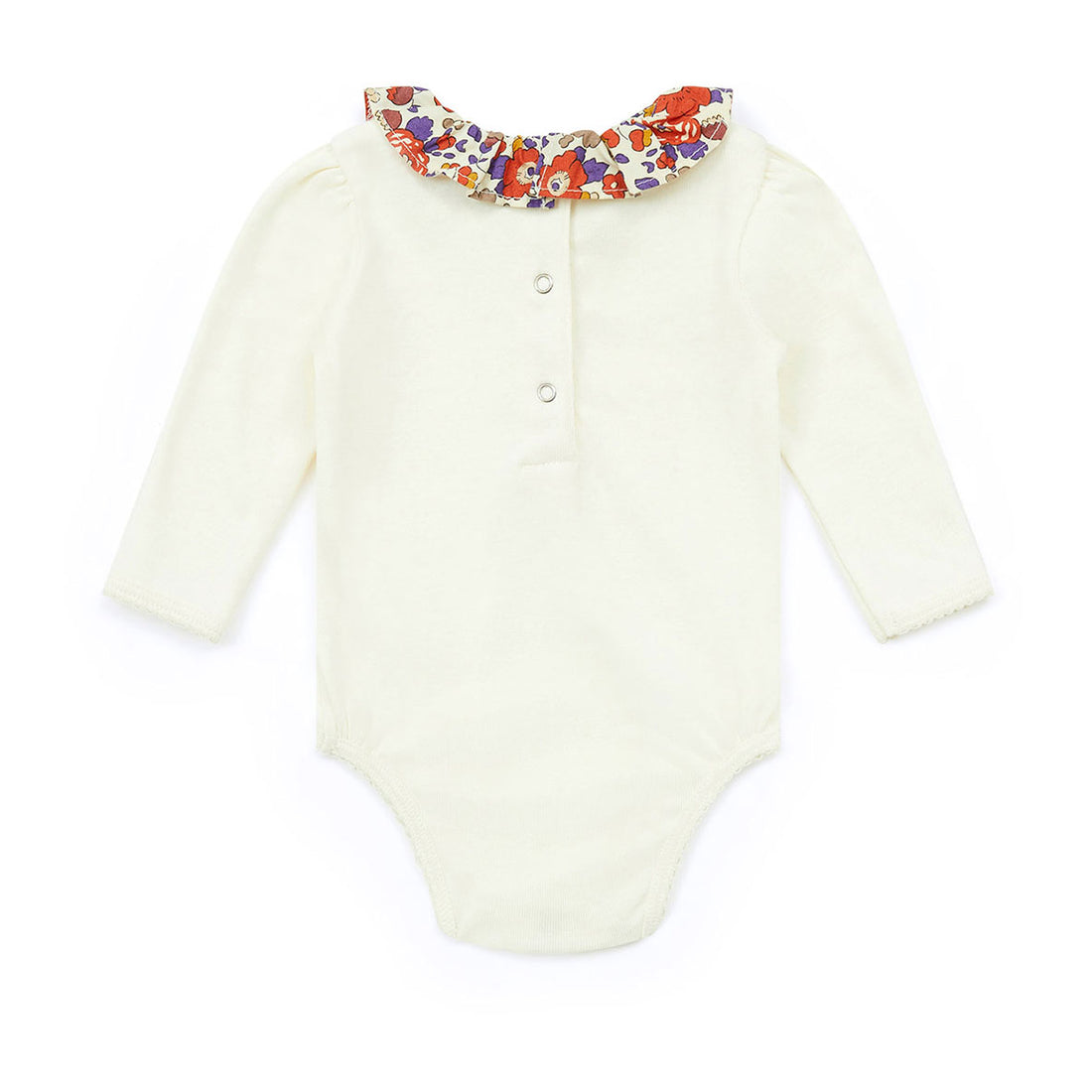 Bonton Cream Liberty Ruffle Collar Body