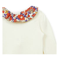 Bonton Cream Liberty Ruffle Collar Body
