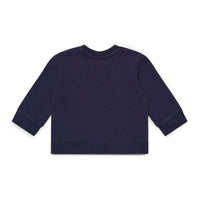 Bonton Navy Love Gang Baby Sweatshirt
