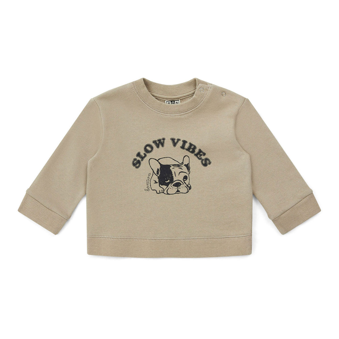 Bonton Cobblestone Slow Vibes Baby Sweatshirt
