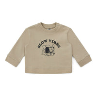 Bonton Cobblestone Slow Vibes Baby Sweatshirt