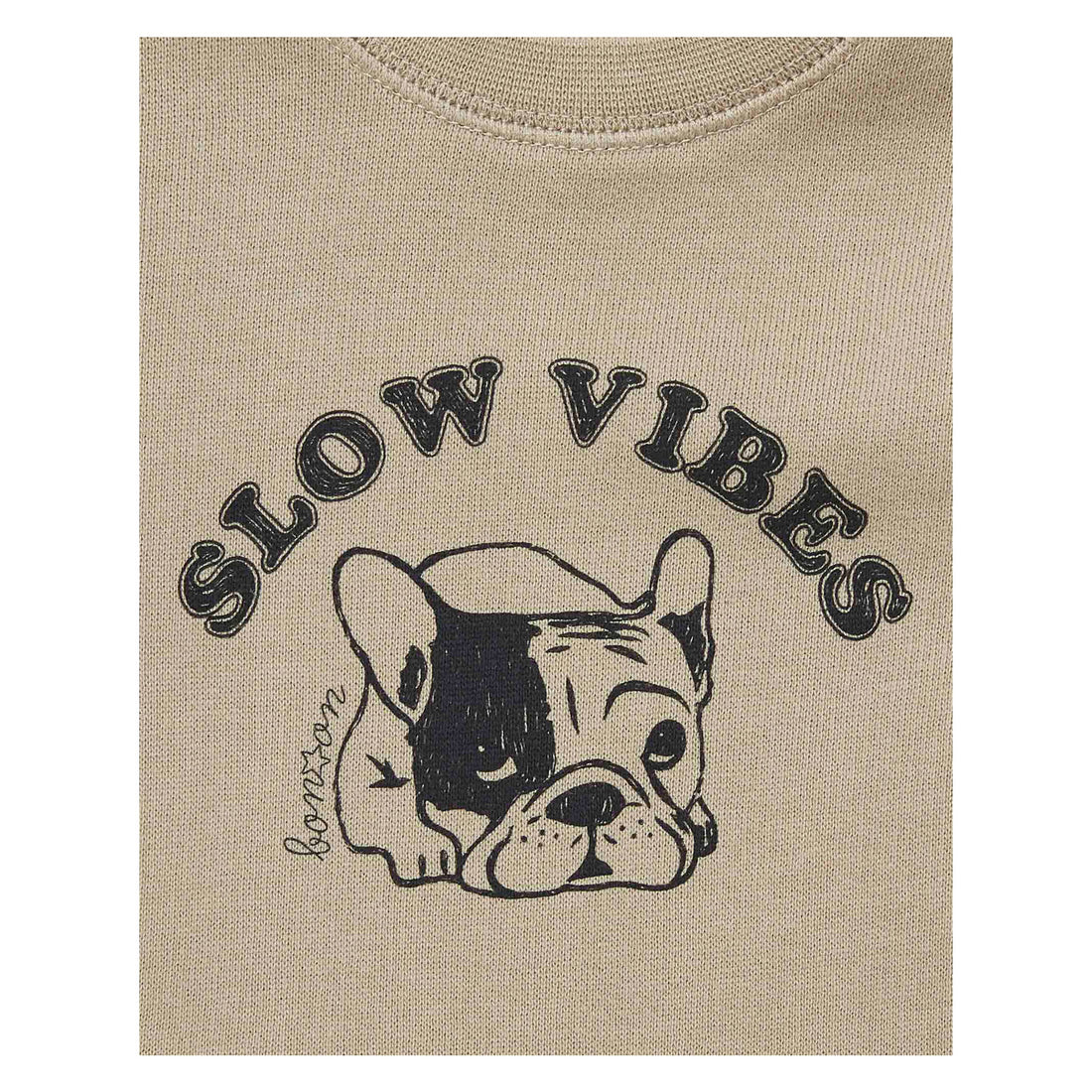 Bonton Cobblestone Slow Vibes Baby Sweatshirt