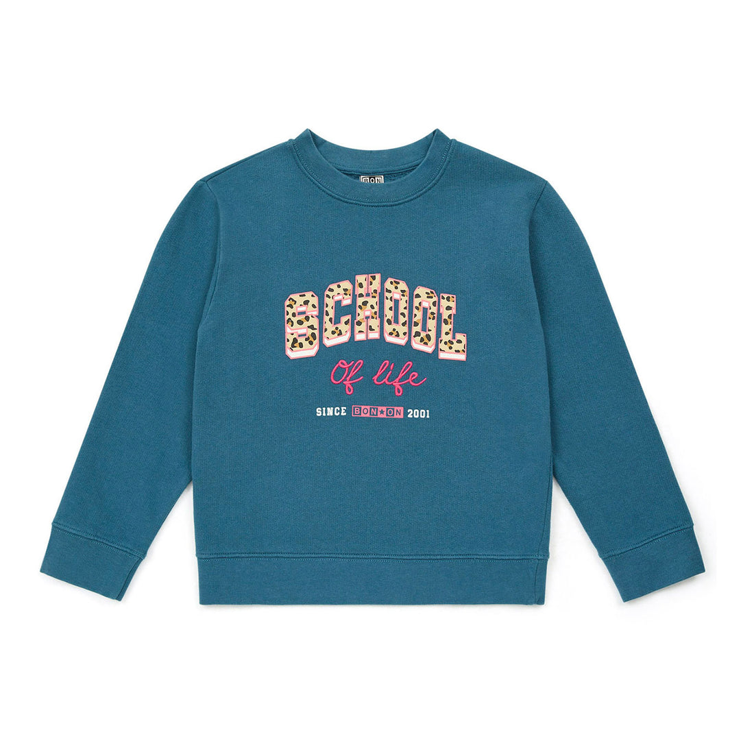 Bonton Curious Blue School Sweatshirt