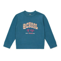 Bonton Curious Blue School Sweatshirt
