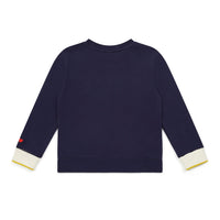 Bonton Navy Love Gang Sweatshirt