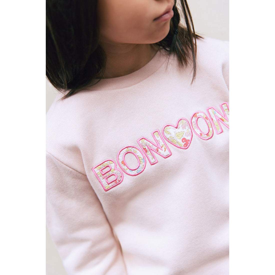 Bonton Peach Sweat Smack Pullover