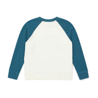 Bonton Curious Blue Logo Sweatshirt