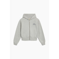 The New Society Light Grey Melange Mochi Hoodie
