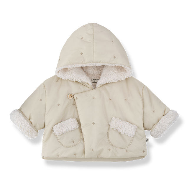 1+ In The Family Ecru Montpellier Baby Padded Jacket