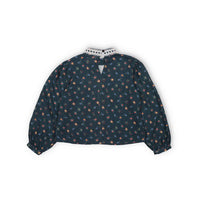 The New Society Navy Mini Blossom Moon Blouse