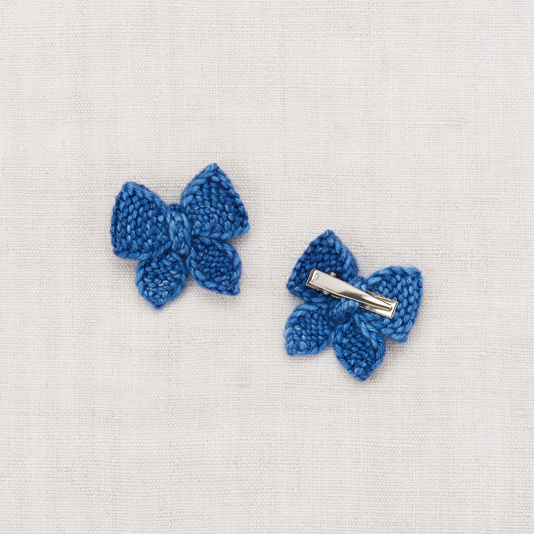 Misha and Puff Baby Puff Bow Set - Blueberry