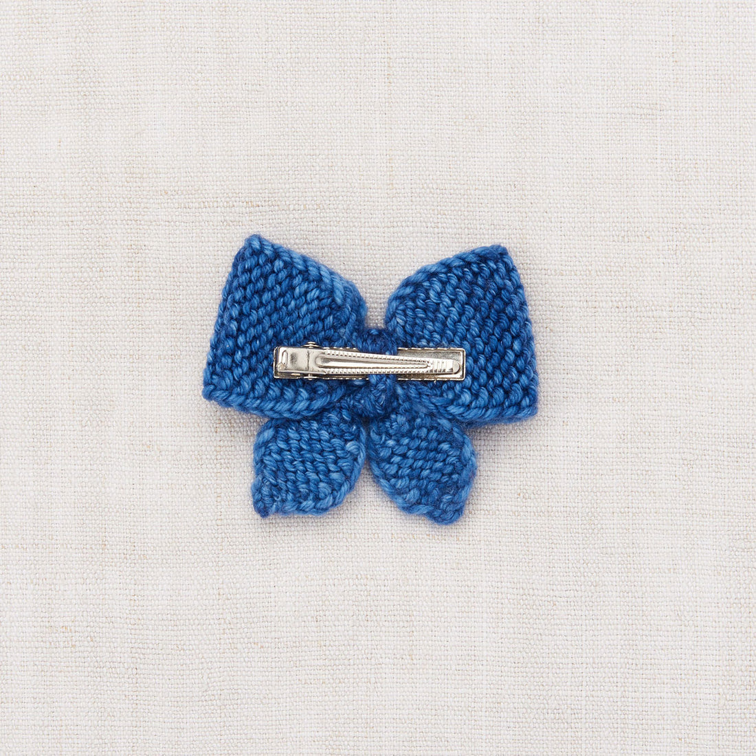 Misha and Puff Medium Puff Bow - Blueberry