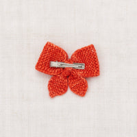 Misha and Puff Medium Puff Bow - Red Flame