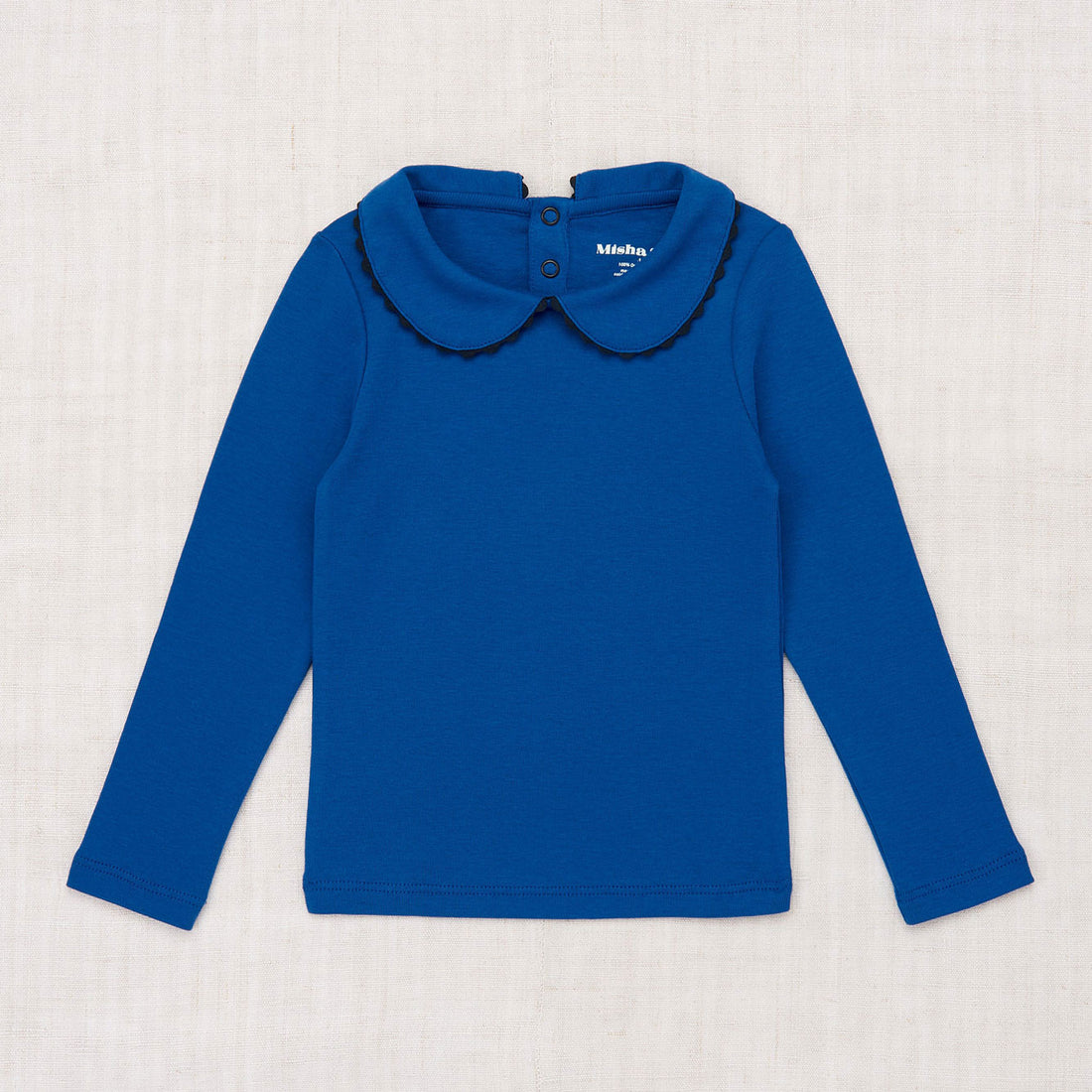 Misha and Puff Peter Pan Top - Blueberry