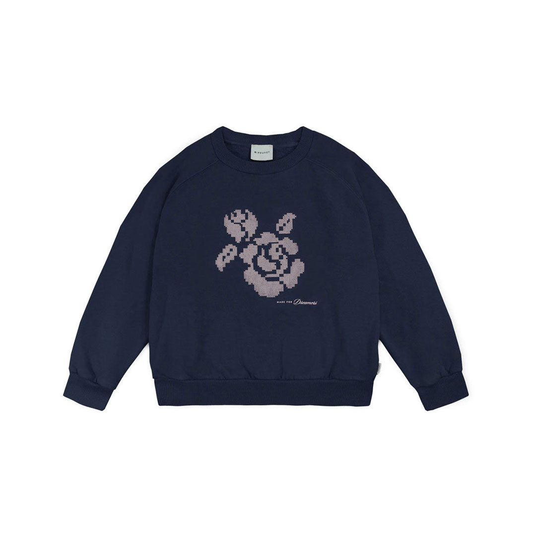 Mipounet  Blue Adela Felpa Sweatshirt