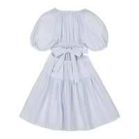 Mipounet Artic Blue Marine Muslin Cut Out Dress