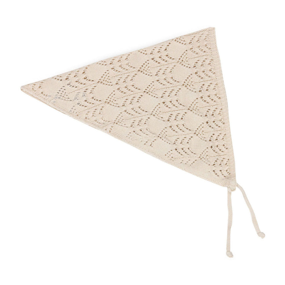 Mipounet Ecru Rita Openwork Knit Bandana