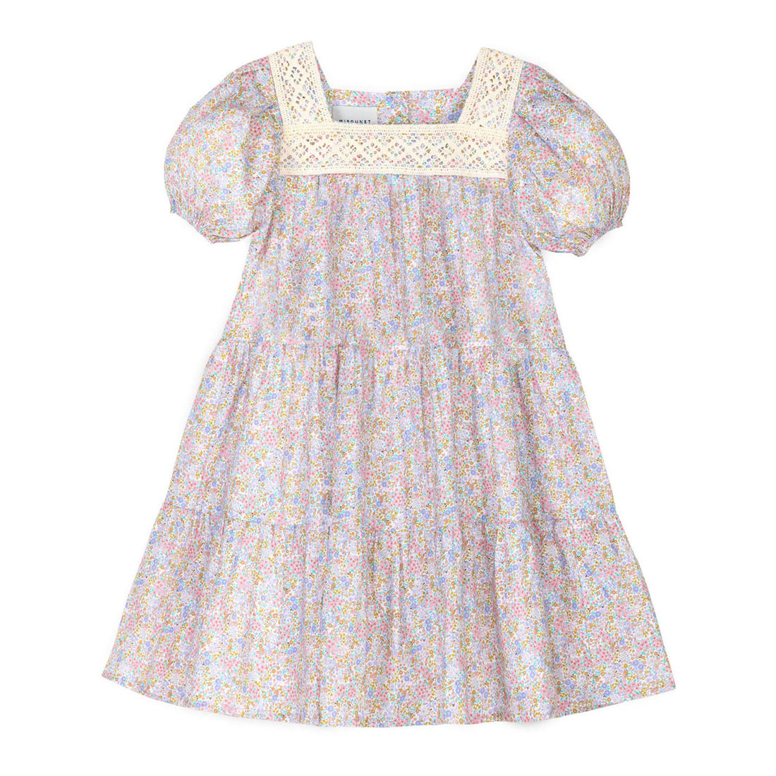 Mipounet Blue Multicolor Mila Lace Dress – Ladida