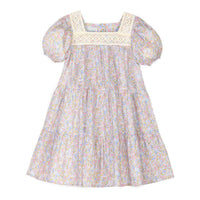 Mipounet Blue Multicolor Mila Lace Dress